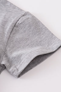 Gray Blank Basic T-Shirt Adult Kids And Baby Bubble - Essential Southern Charm