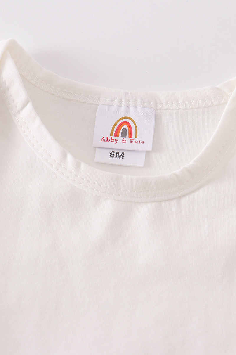 Cream Blank Basic T-Shirt Adult Kids And Baby Bubble - Essential Southern Charm