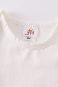 Cream Blank Basic T-Shirt Adult Kids And Baby Bubble - Essential Southern Charm