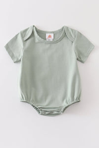 Sage Blank Basic T-Shirt Adult Kids And Baby Bubble - Essential Southern Charm
