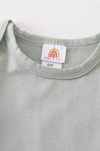 Sage Blank Basic T-Shirt Adult Kids And Baby Bubble - Essential Southern Charm