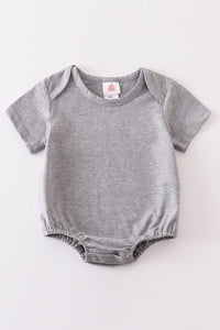Gray Blank Basic T-Shirt Adult Kids And Baby Bubble - Essential Southern Charm