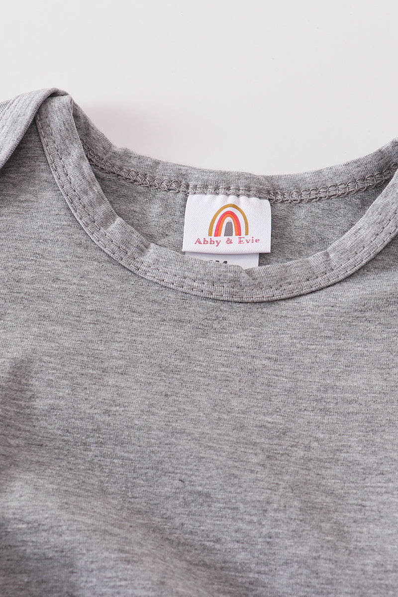Gray Blank Basic T-Shirt Adult Kids And Baby Bubble - Essential Southern Charm