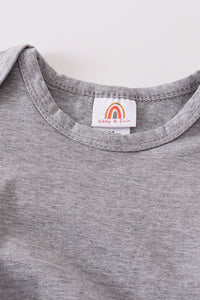 Gray Blank Basic T-Shirt Adult Kids And Baby Bubble - Essential Southern Charm