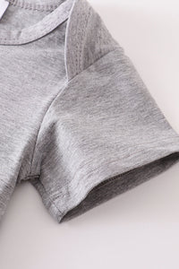 Gray Blank Basic T-Shirt Adult Kids And Baby Bubble - Essential Southern Charm