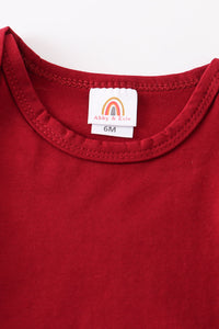 Maroon Blank Basic T-Shirt Adult Kids And Baby Bubble - Essential Southern Charm