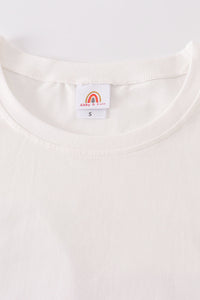 Cream Blank Basic T-Shirt Adult Kids And Baby Bubble - Essential Southern Charm