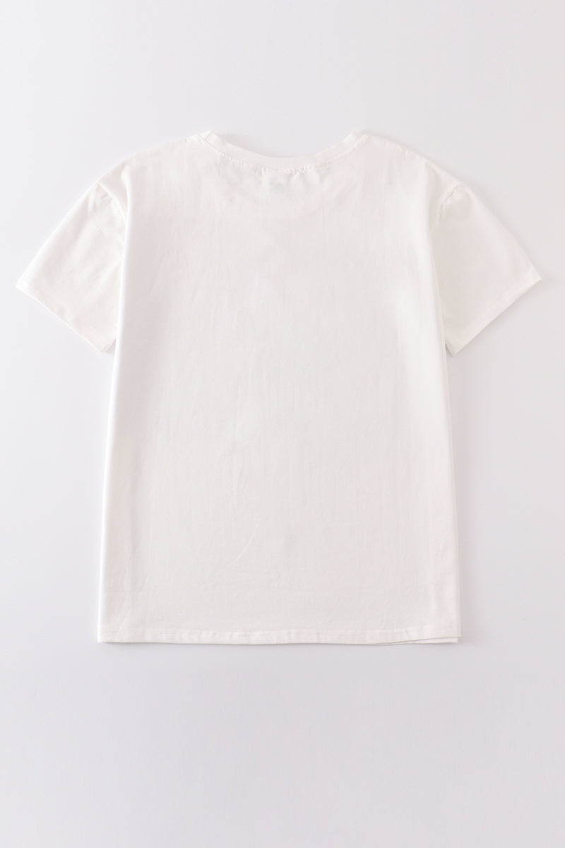 Cream Blank Basic T-Shirt Adult Kids And Baby Bubble - Essential Southern Charm