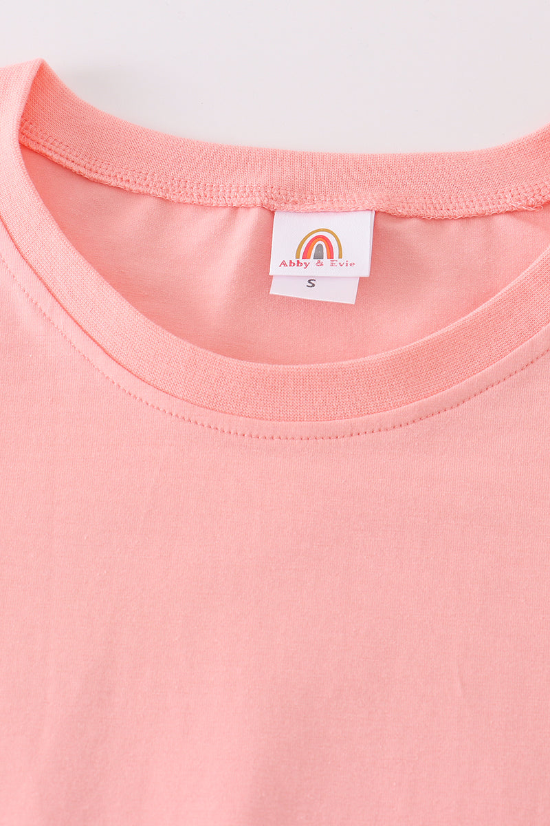 Pink Blank Basic T-Shirt Adult Kids And Baby Bubble - Essential Southern Charm