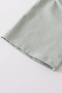 Sage Blank Basic T-Shirt Adult Kids And Baby Bubble - Essential Southern Charm