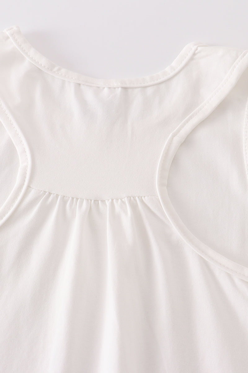 White Blank Basic Kids Teens Adult Tank Top - Essential Southern Charm