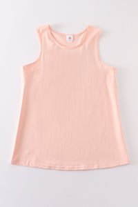 Peach Blank Basic Kids Teens Adult Tank Top - Essential Southern Charm