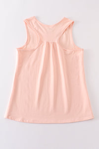 Peach Blank Basic Kids Teens Adult Tank Top - Essential Southern Charm