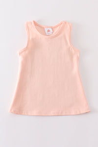 Peach Blank Basic Kids Teens Adult Tank Top - Essential Southern Charm