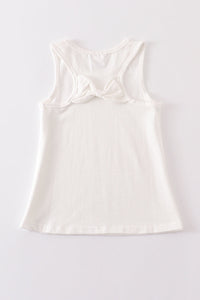 White Blank Basic Kids Teens Adult Tank Top - Essential Southern Charm