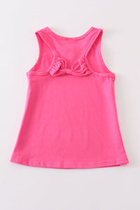 Hot Pink Blank Basic Kids Teens Adult Tank Top - Essential Southern Charm