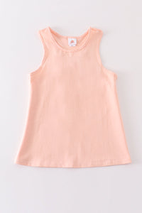 Peach Blank Basic Kids Teens Adult Tank Top - Essential Southern Charm
