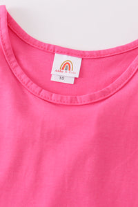 Hot Pink Blank Basic Kids Teens Adult Tank Top - Essential Southern Charm