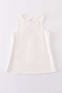 White Blank Basic Kids Teens Adult Tank Top - Essential Southern Charm