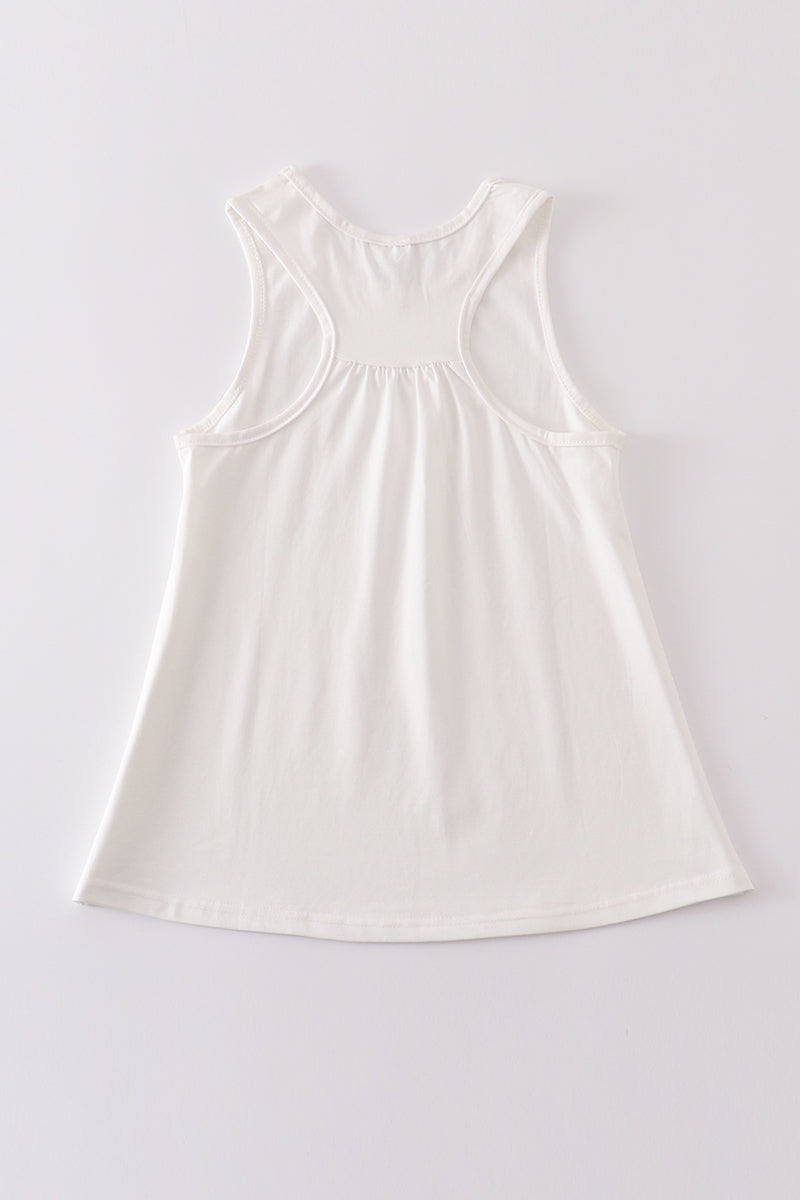 White Blank Basic Kids Teens Adult Tank Top - Essential Southern Charm