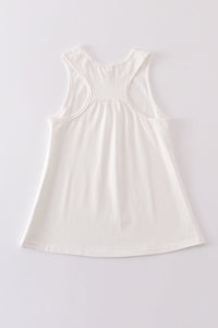 White Blank Basic Kids Teens Adult Tank Top - Essential Southern Charm
