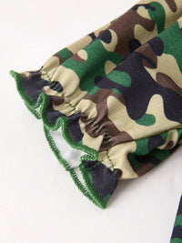 Camouflage Duck Smocking Embroidery Girls Romper - Essential Southern Charm