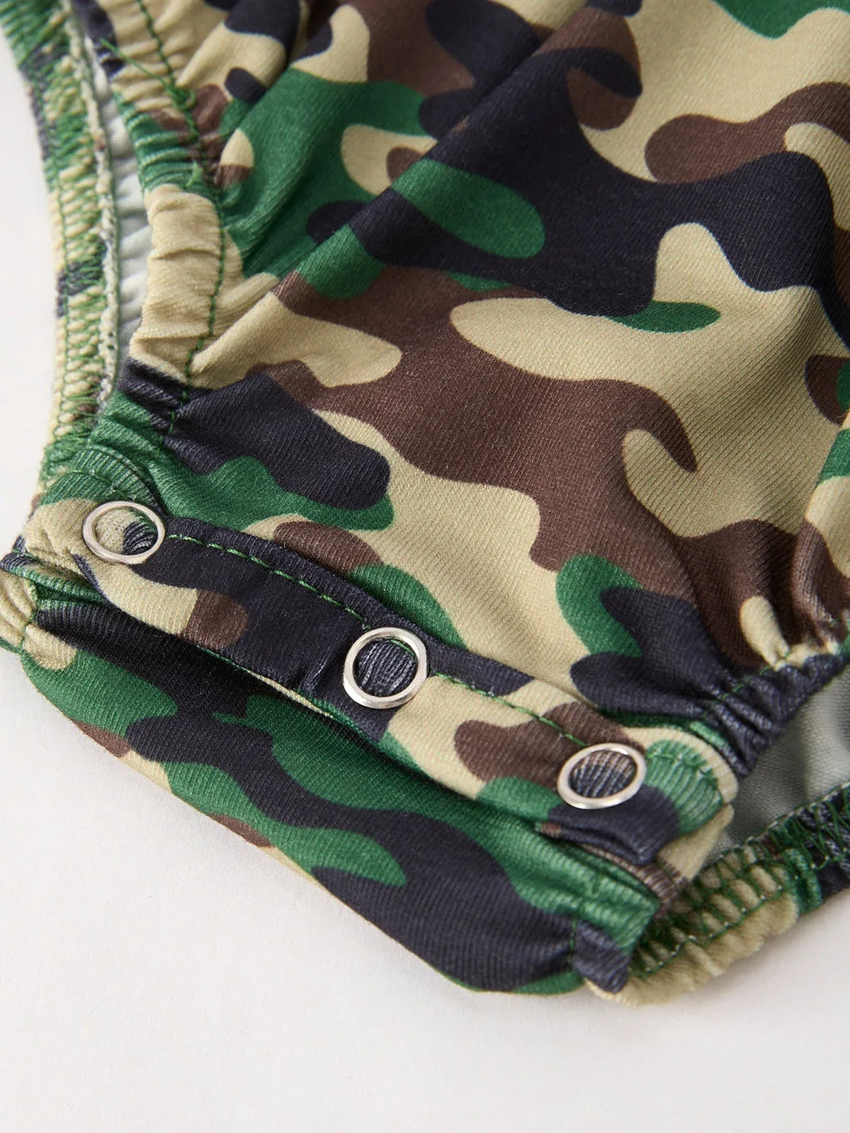 Camouflage Duck Smocking Embroidery Girls Romper - Essential Southern Charm