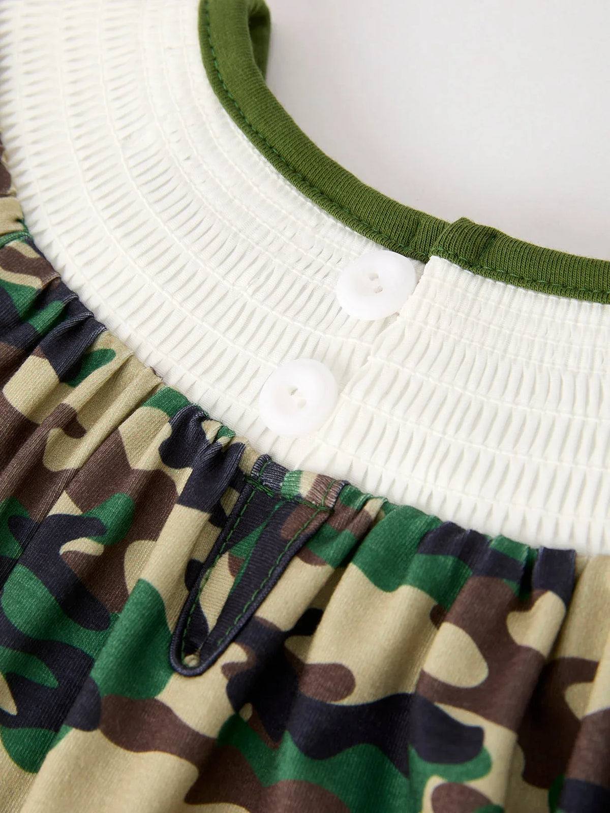 Camo Duck Smocking Embroidery Girls Dress - Essential Southern Charm