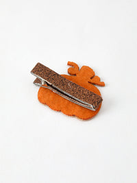 Halloween Pumpkin Girls Hair Clip