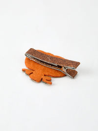 Halloween Pumpkin Girls Hair Clip