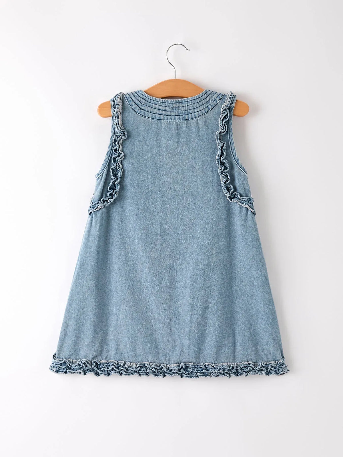 Summer Girls Sleeveless Ruffle Dress - Essential Southern Charm