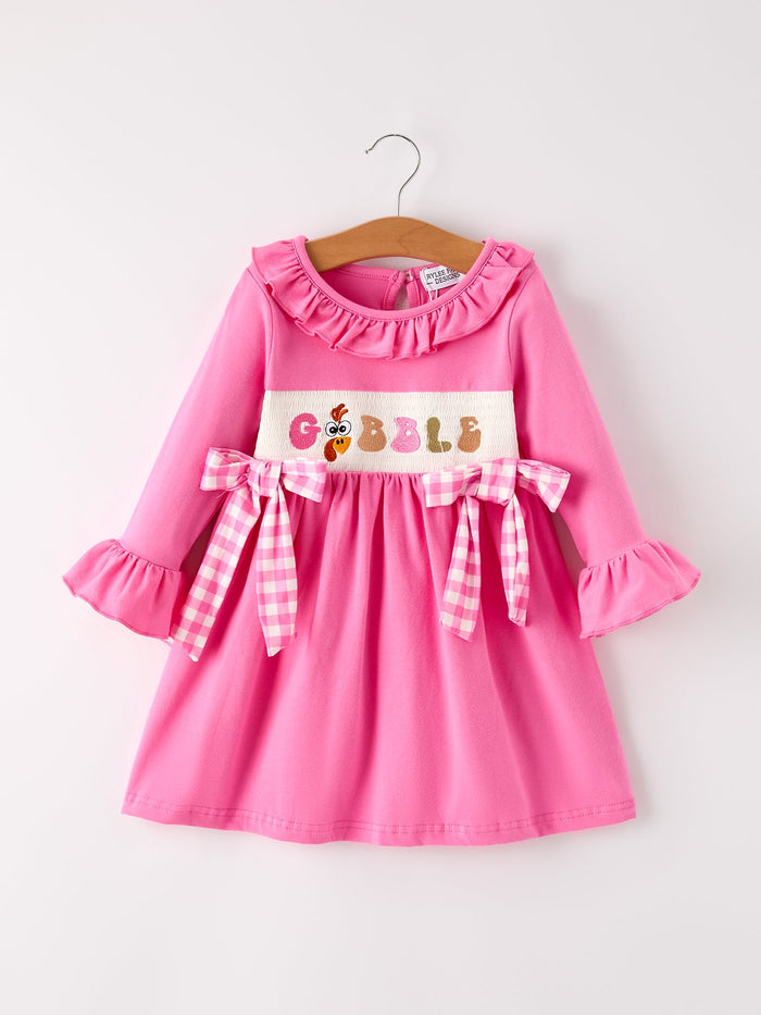 GOBBLE Smock Embroidery Baby Girl Dress