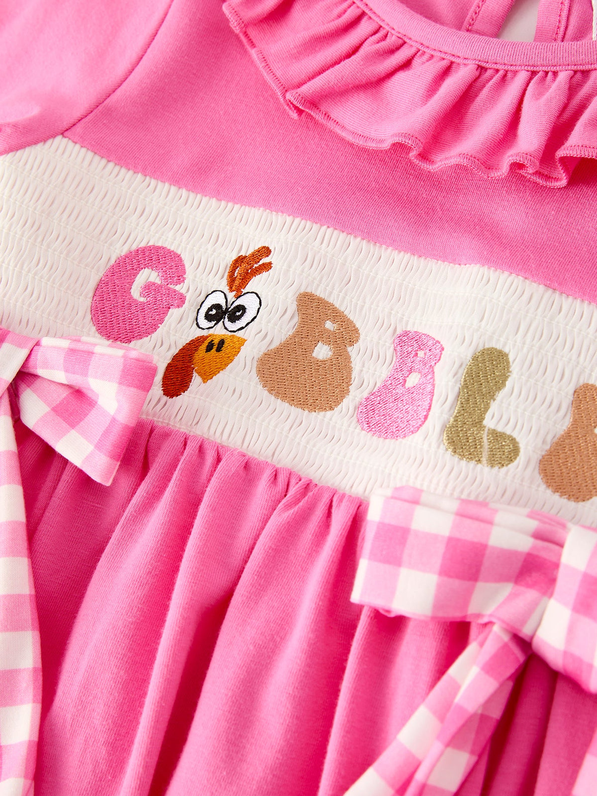 GOBBLE Smock Embroidery Baby Girl Dress
