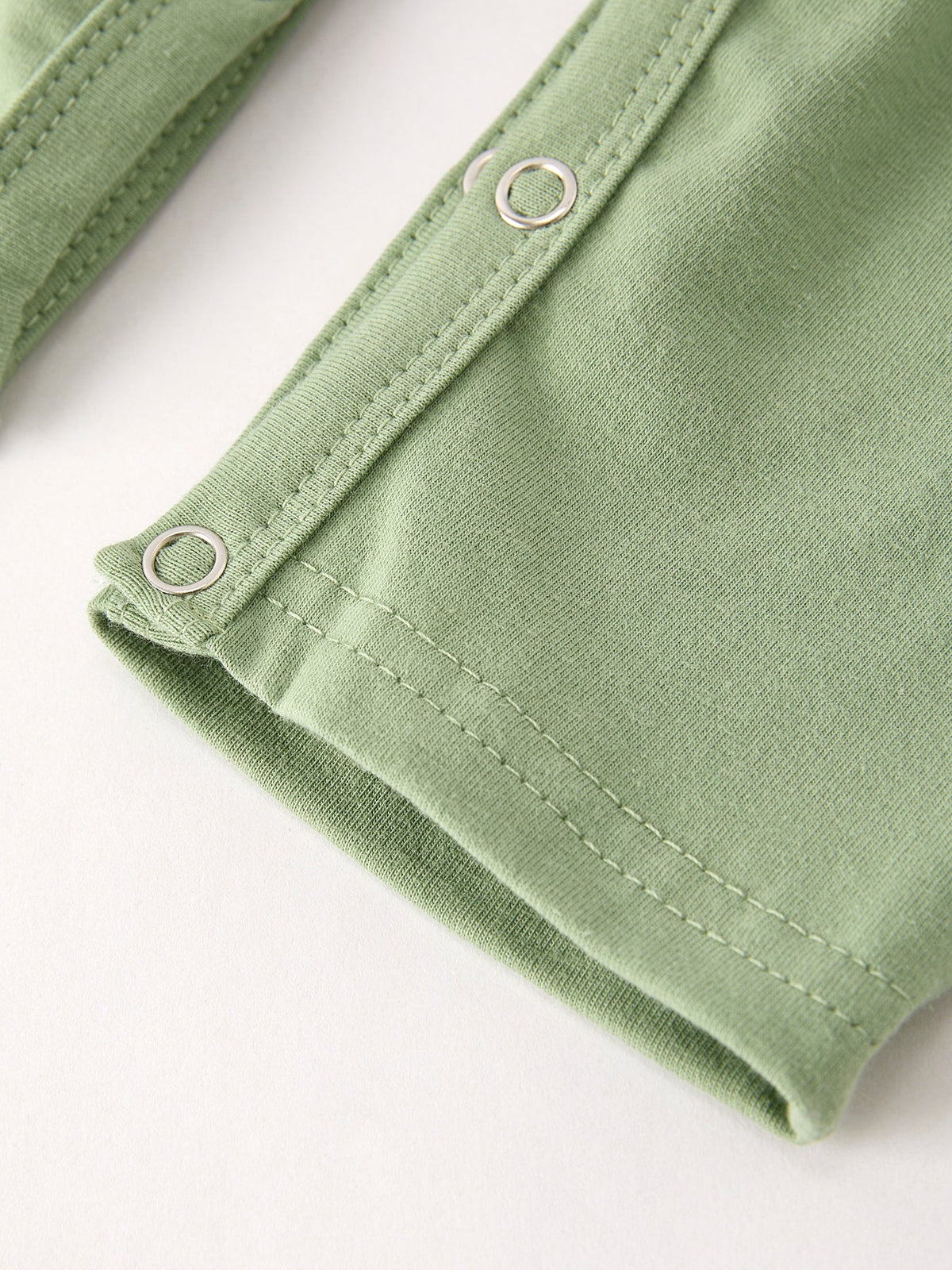 Turkey Smock Embroidered Green Boys Romper