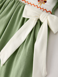 Turkey Smock Embroidered Dress