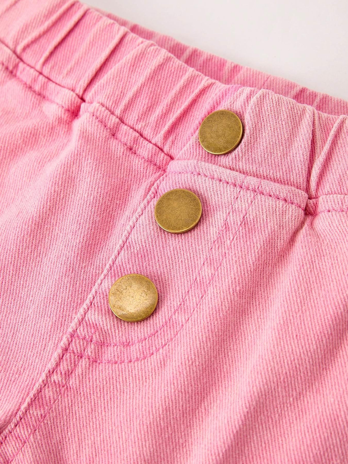 Pink Bell Bottom Jeans – Frayed Hem with Cargo Pockets - Essential Southern Charm
