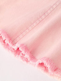 Pink Bell Bottom Jeans – Frayed Hem with Cargo Pockets - Essential Southern Charm