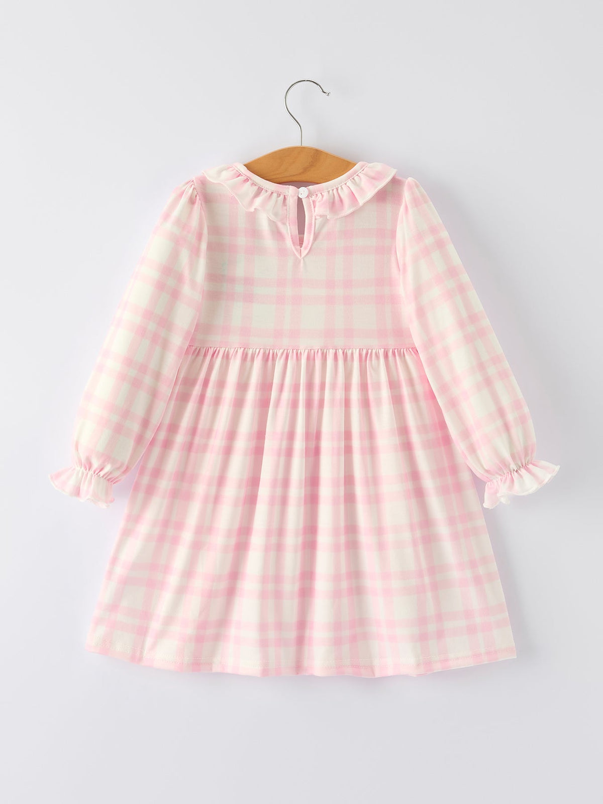 Ballet Shoe Embroidery Long Sleeve Dress
