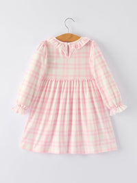 Ballet Shoe Embroidery Long Sleeve Dress