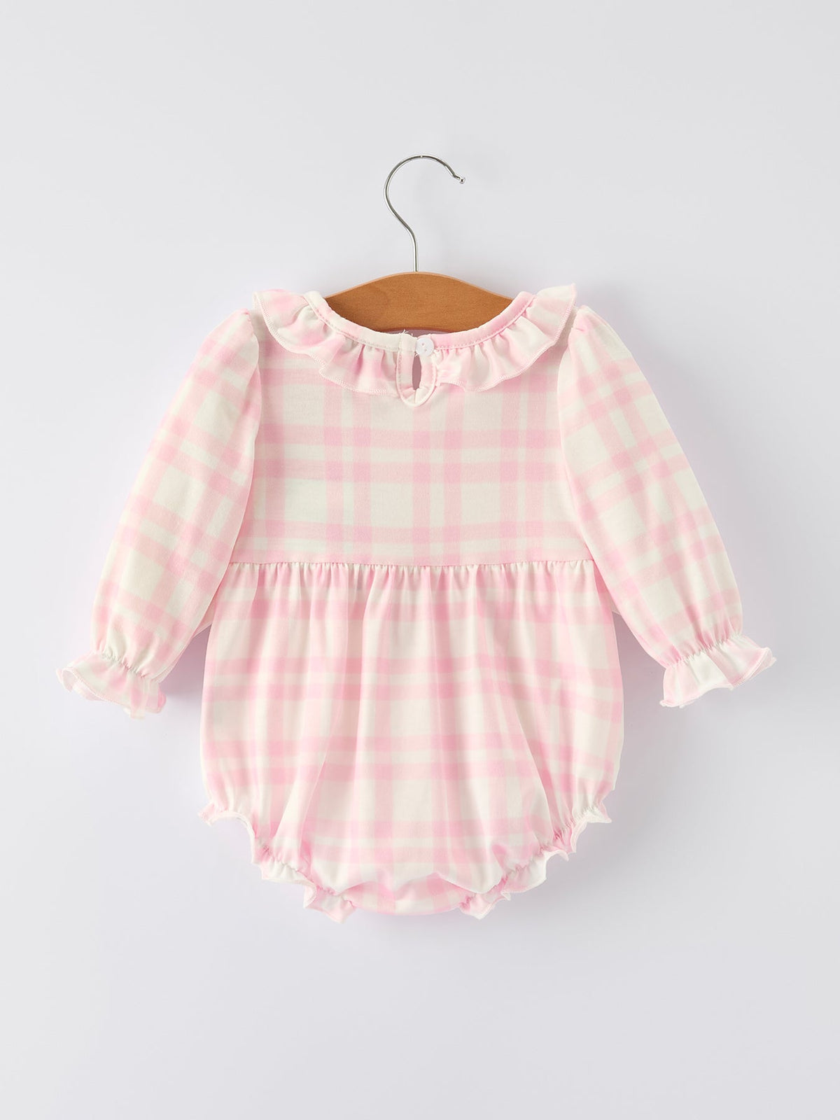 Ballet Shoe Embroidery Long Sleeve Romper