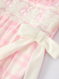 Ballet Shoe Embroidery Long Sleeve Romper