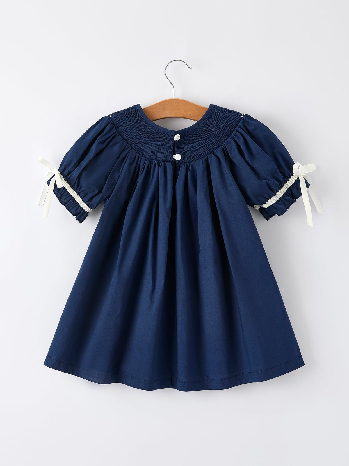 Nativity Smocking Embroidered Dress