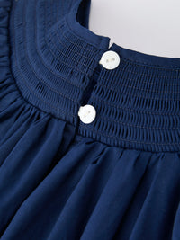 Nativity Smocking Embroidered Dress