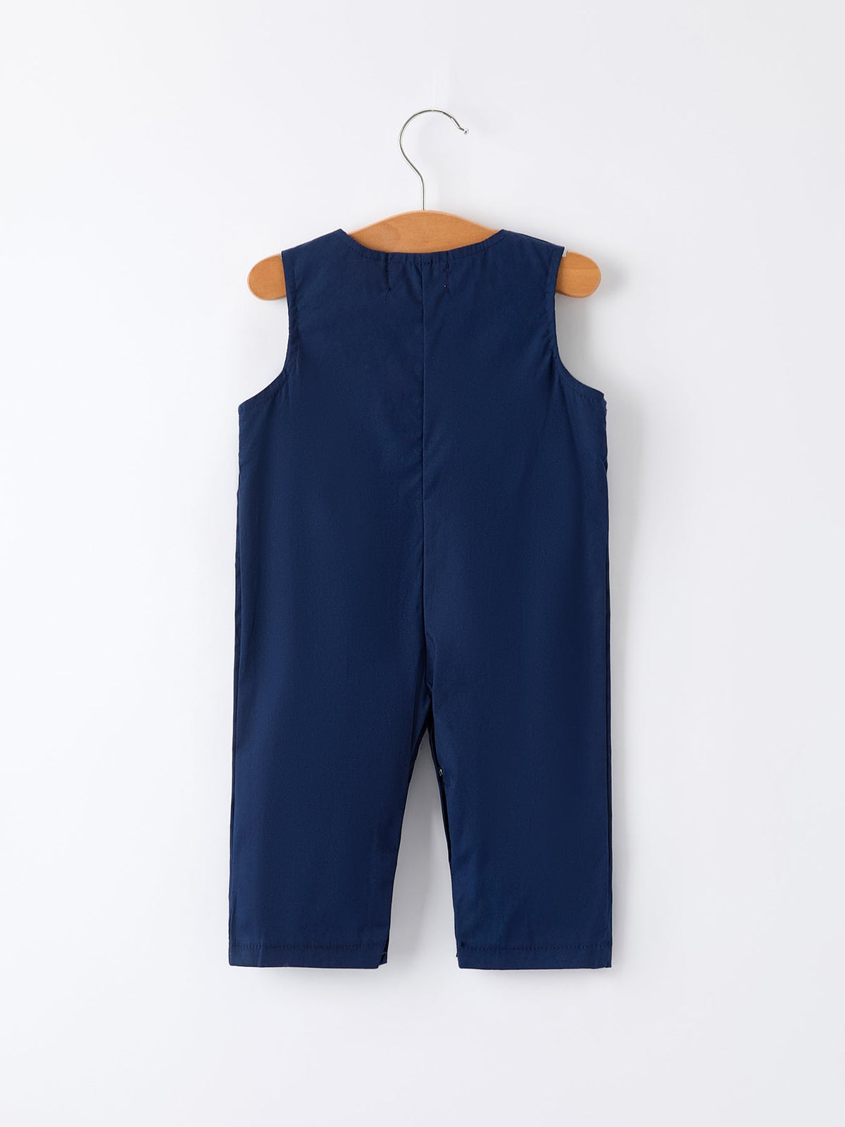 Nativity Smocking Embroidered Baby Boy Romper