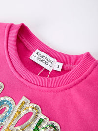 Christmas Outfit – Pink Merry Bright Top and Bell Pants