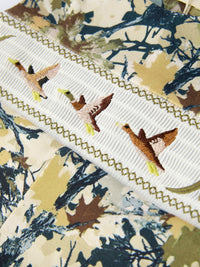 Duck Smocking Embroidery Baby Boy Romper