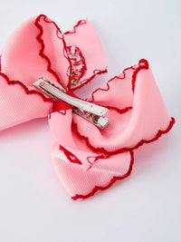 Strawberry Embroidered Girls Hairpin 4 Inches - Essential Southern Charm