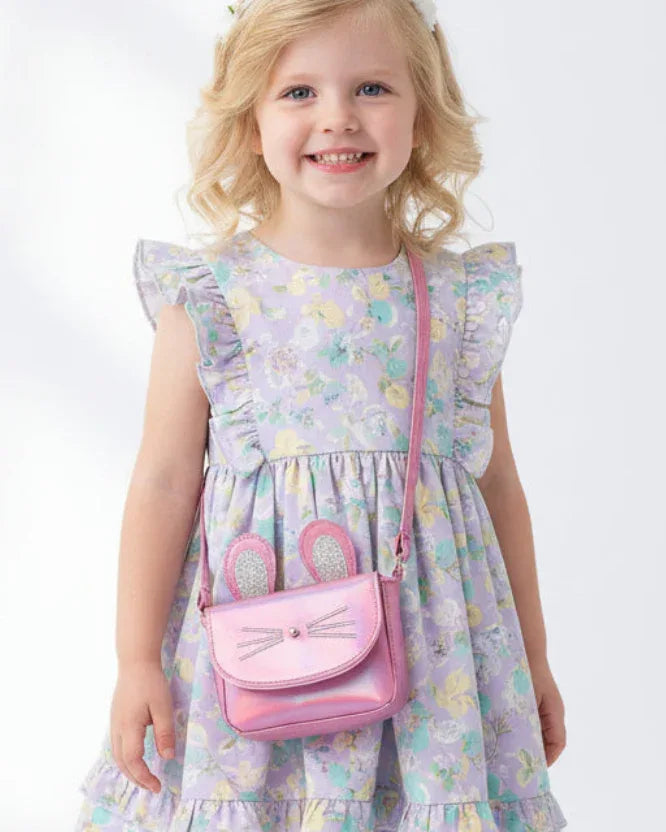 Spring Bunny Ear Pink Girl Crossbody Bag - Essential Southern Charm