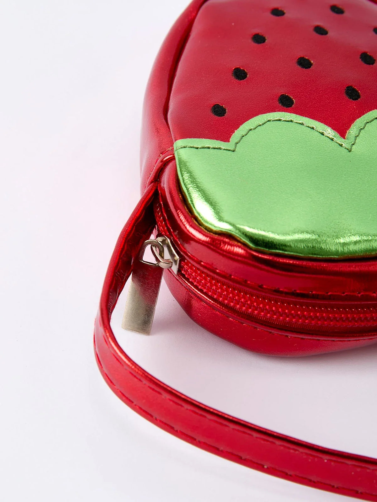 Spring Strawberry Girl Crossbody Bag - Essential Southern Charm