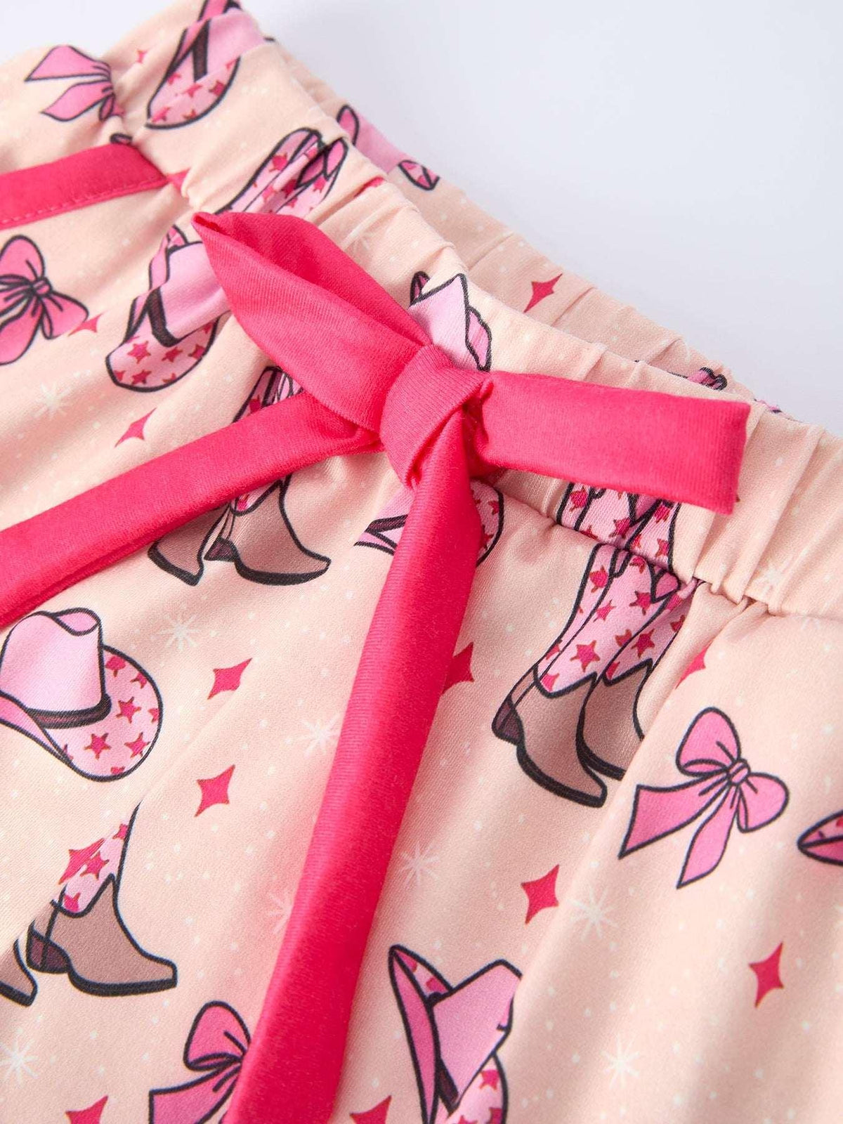 Mommy & Me Western Print Ruffle Pajama Set - Essential Southern Charm